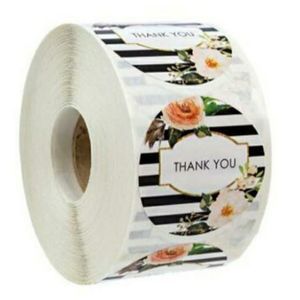 Thank You Shipping Stickers Strips 50
